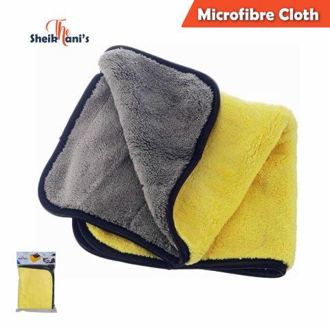 Microfiber Towel (Imported) – Microfiber Cleaning Cloth 40x40 cm (800 GSM approx.) – Double Side Towel for Automobile Care and Bike Care – Towel Cloth for Bike Cleaning
