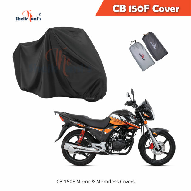 Honda CB 150F Cover - Waterproof Bike Cover - Dust Proof and Dirt Proof CB150F cover - Protects your bike color from fading - Sun Protection