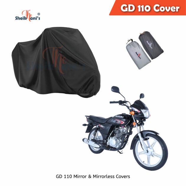 Suzuki GD 110 Cover - Waterproof Bike Cover - Dust Proof and Dirt Proof 110 cover - Protects your bike color from fading - Sun Protection (Copy)