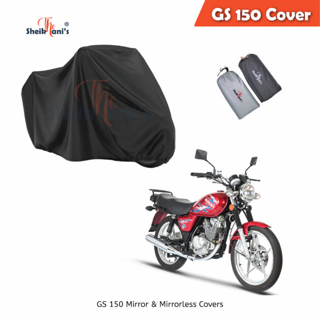Suzuki GS 150 Cover - Waterproof Bike Cover - Dust Proof and Dirt Proof 150 cover - Protects your bike color from fading - Sun Protection